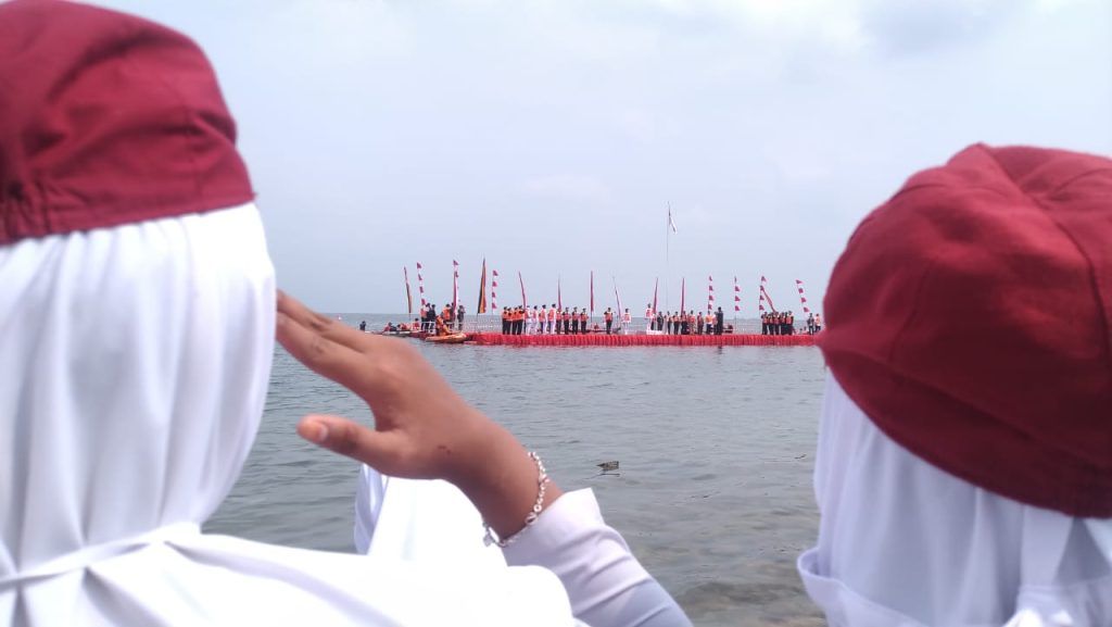 Pertama dalam Sejarah Kabupaten Solok, Upacara HUT RI Terapung di Danau Singkarak