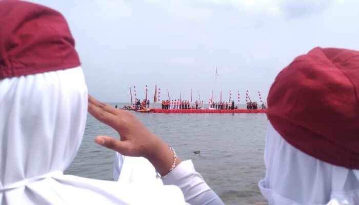 Pertama dalam Sejarah Kabupaten Solok, Upacara HUT RI Terapung di Danau Singkarak