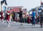 Wako Erman Safar Hadiri Senam Bersama PGRI