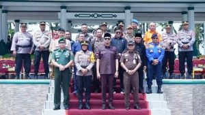 Wali Kota Bukittinggi Hadiri Apel Gelar Pasukan dan Sispamkota Pemilu 2024