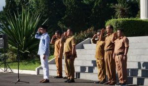 Wako Erman Safar Pimpin Apel Gabungan ASN Kota Bukittinggi
