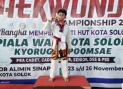Aykio Atlit Taekwondo Polresta Bukittinggi, Raih Mendali Emas Open Tournament Bareh Solok