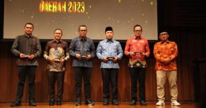 PEMKAB DHARMASRAYA RAIH GATRA APRESIASI INFRASTRUKTUR DAERAH 2023