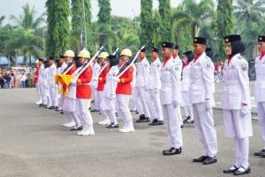 UPACARA PERINGATAN DETIK-DETIK PROKLAMASI DI KABUPATEN DHARMASRAYA BERLANGSUNG KHIDMAT