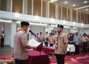 SUTAN RISKA DIKUKUHKAN SEBAGAI KETUA MABICAB GERAKAN PRAMUKA DHARMASRAYA