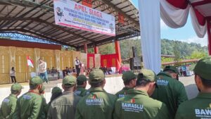 Bawaslu Pessel Gelar Apel Siaga Pengawasan Masa Tenang