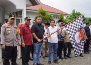 Bupati Dharmasraya dan Ketua DPRD Lepas Pendistribusian Logistik Pemilu 2024 Ke PPK Dan KPPS