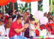 Pawai Budaya HUT Dharmasraya ke-20 Berlangsung Meriah, Warga Tumpah Ruah Nikmati Hiburan