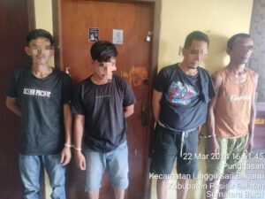 Empat Penyalahguna Narkoba di Tapan Pesisir Selatan Ditangkap Polisi