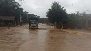 Banjir Kembali Rendam Wilayah Lunang Pesisir Selatan, Akses Warga Sempat Tersendat