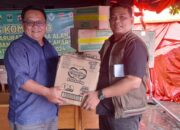 DPC SPPI KB Bukittinggi, POS IND dan Kopnus Serahkan Bantuan Bencana Gunung Marapi