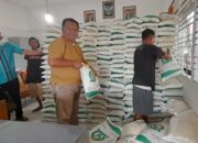 POS IND KCP Biaro, Salurkan Beras Badan Pangan Nasional