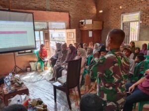 Satgas TMMD Pesisir Selatan Gelar Kegiatan Sosialisasi Pencegahan Stunting ke Masyarakat