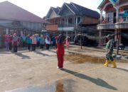 Satgas TMMD Pesisir Selatan Latih Guru Peraturan Baris-berbaris