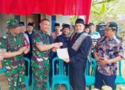 Bentuk Syukur Warga Nagari Lagan Mudiak Punggasan, Satgas TMMD Pesisir Selatan Terima Hibah Tanah