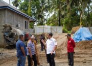 Sutan Riska Tinjau Progres Pembangunan Jembatan Gantung Siguntur