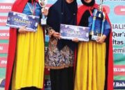 Aisya Humaira dan Fayra Cantika berhasil meraih juara lomba Story Telling pada ajang Gebyar AlQur’an, Sains, dan Seni SMP Islam Al Ishlah (Gasani Spesialish) IV baru-baru ini.WETRIZON