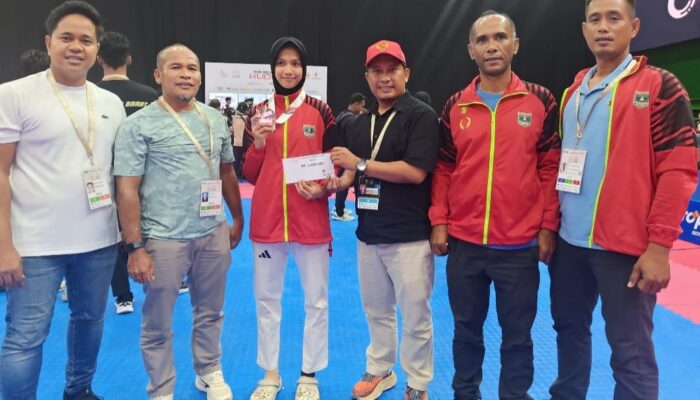 Taekwondo Tambah Perolehan Medali Sumbar di PON Bela Diri