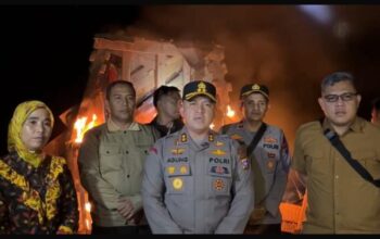 Polres Solok dan Polda Sumbar Razia Tambang Ilegal di Nagari Supayang