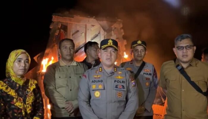 Polres Solok dan Polda Sumbar Razia Tambang Ilegal di Nagari Supayang