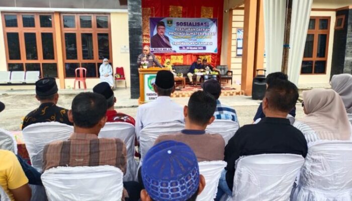 DPRD Sumbar Sosialisasikan Perda Pengelolaan Sampah ke Nagari Durian Tinggi