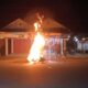 Motor Terbakar Saat Dikendarai di Surantih, Pengendara Selamat