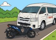 Pengendara Motor Meninggal Usai Tabrakan dengan Travel di Jalur Rawan Kayu Tanam