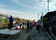 Hidup Sehat Bareng, Senam Mingguan Jalan Ganting I Jadi Magnet Baru Kebersamaan Warga