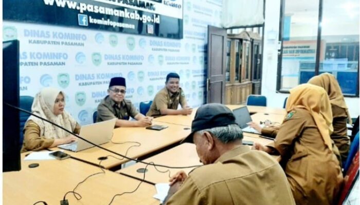 Wujudkan Data Pembangunan yang Akurat, Diskominfo Pasaman Selaraskan Aplikasi e-Walidata dengan SIPD