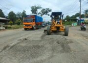 Perbaikan Jalinsum di KM 3 Pulau Punjung