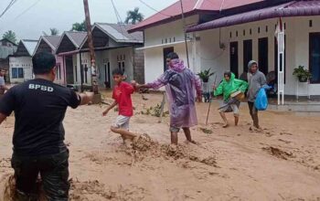“Banjir Mendadak Kepung Batu Busuk, Puluhan Warga Dievakuasi: BPBD Bergerak di Tengah Hujan Tak Berhenti”