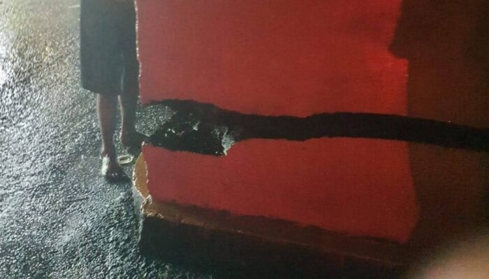 Jembatan Siteba Retak, Pengendara Agar Waspada