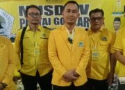 Haru dan Tangis Dirwansyah Mengucapkan Terima Kasih Usai Terpilih Kembali Menjadi Ketua DPD Golkar Pasbar