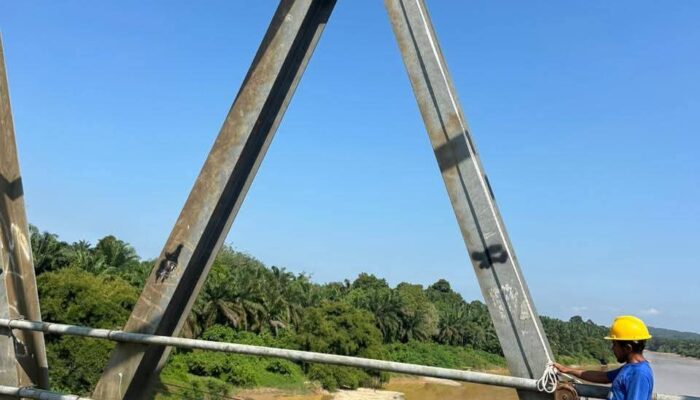 Jembatan Batanghari Sungai Langkok Diperbaiki Setelah 30 Tahun