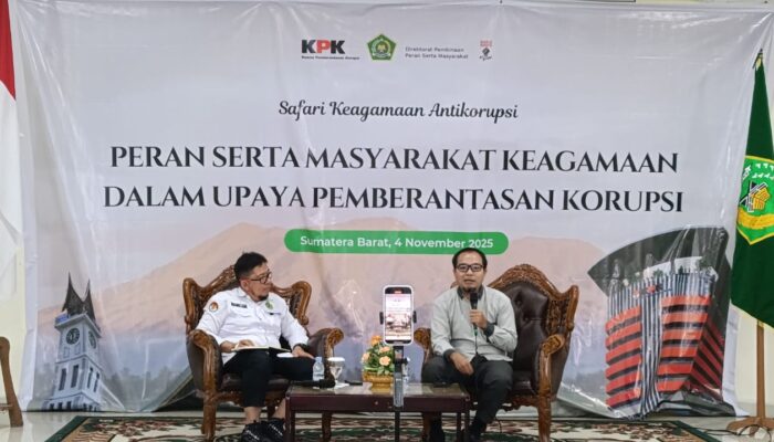 KPK Gandeng Kemenag Sumbar Cegah Korupsi