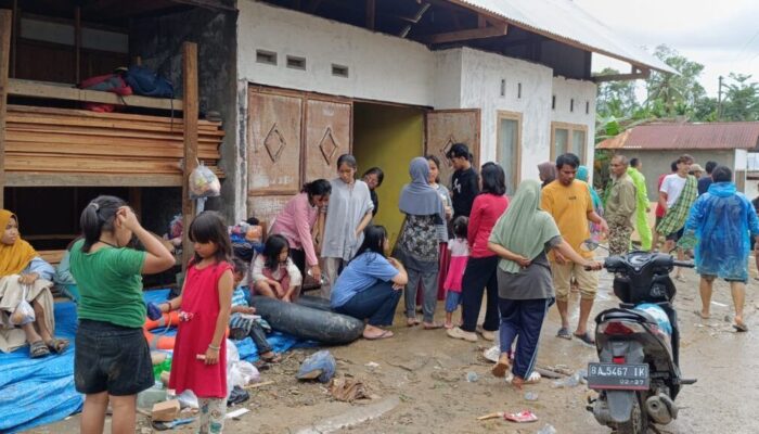 Dampak Banjir, Warga Tabiang Banda Gadang Kehilangan Rumah