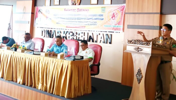 KONI Padang Pariaman Komitmen Perkuat Pengembangan Olahraga