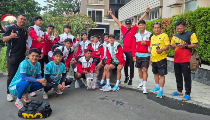 LAGA PERDANA POPNAS 2025, TIM SEPAK BOLA SUMBAR SIAP TANTANG BALI