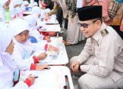 Wawako dan Bunda PAUD Bukittinggi Buka Lomba Menggambar di Pelataran Jam Gadang