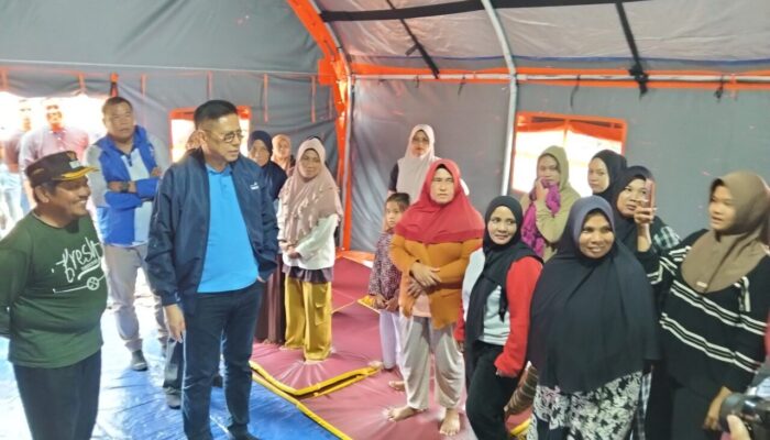 Mulyadi Dorong Percepatan Pembangunan Huntara