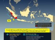 BMKG: Bibit Siklon Tropis 91S Berpotensi Picu Hujan Sangat Lebat di Sumbar 11–13 Desember