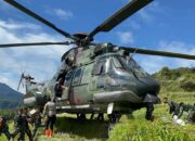 TNI AU Distribusikan 2,3 Ton Bantuan ke Nagari Sungai Limau