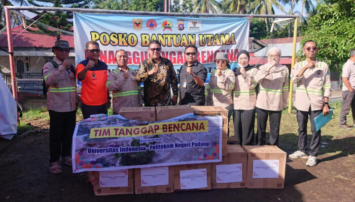 UI–PNP Sinkronkan Data Singkronkan Data dengan Posko Utama Bencana Tanah Datar