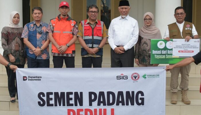 SIG Bantu Korban Bencana di Sumatera