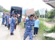 Lanud Sutan Sjahrir dan PIA AG Cab. 11/D.I Salurkan Bantuan dan Trauma Healing di Sungai Lareh Lubuk Minturun dan Korong Tangah Taban Lubuk Alung