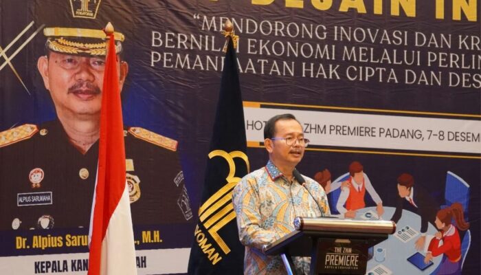 Kemenkum Sumbar Fokus Penguatan Pelindungan Hak Cipta dan Desain Industri