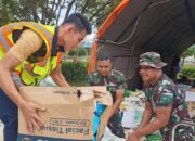 TNI AU Kerahkan Boeing B-737/AI-7304 Distribusikan Bansos ke Sumbar