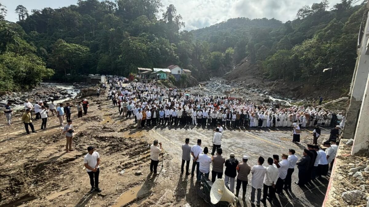 Pemko Padang Panjang Gelar Doa Bersama di Lokasi Banjir Bandang Jembatan Kembar