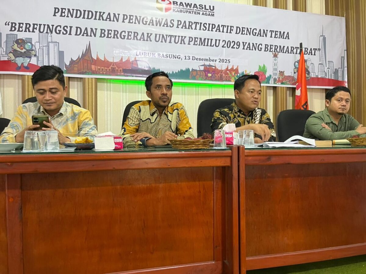 Peserta P2P Agam “Berfungsi dan Bergerak” Diskusi Luring, Serukan Tegakkan Aturan Pemilu