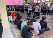 Polresta Padang Gelar KRYD, Amankan Belasan Pelaku Tawuran dan Barang Bukti